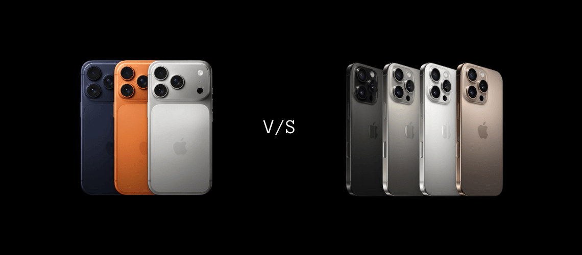 iPhone 17 Pro Max vs iPhone 16 Pro Max picture side-by-side comparison